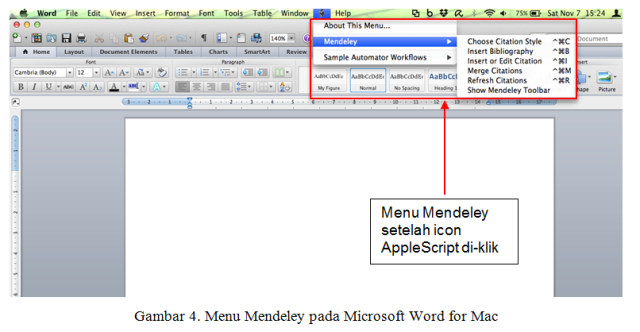 mendeley word plugin for mac